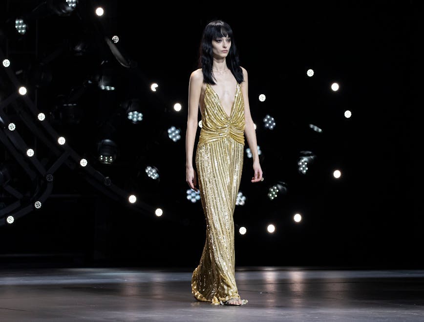Celine Gold Dress