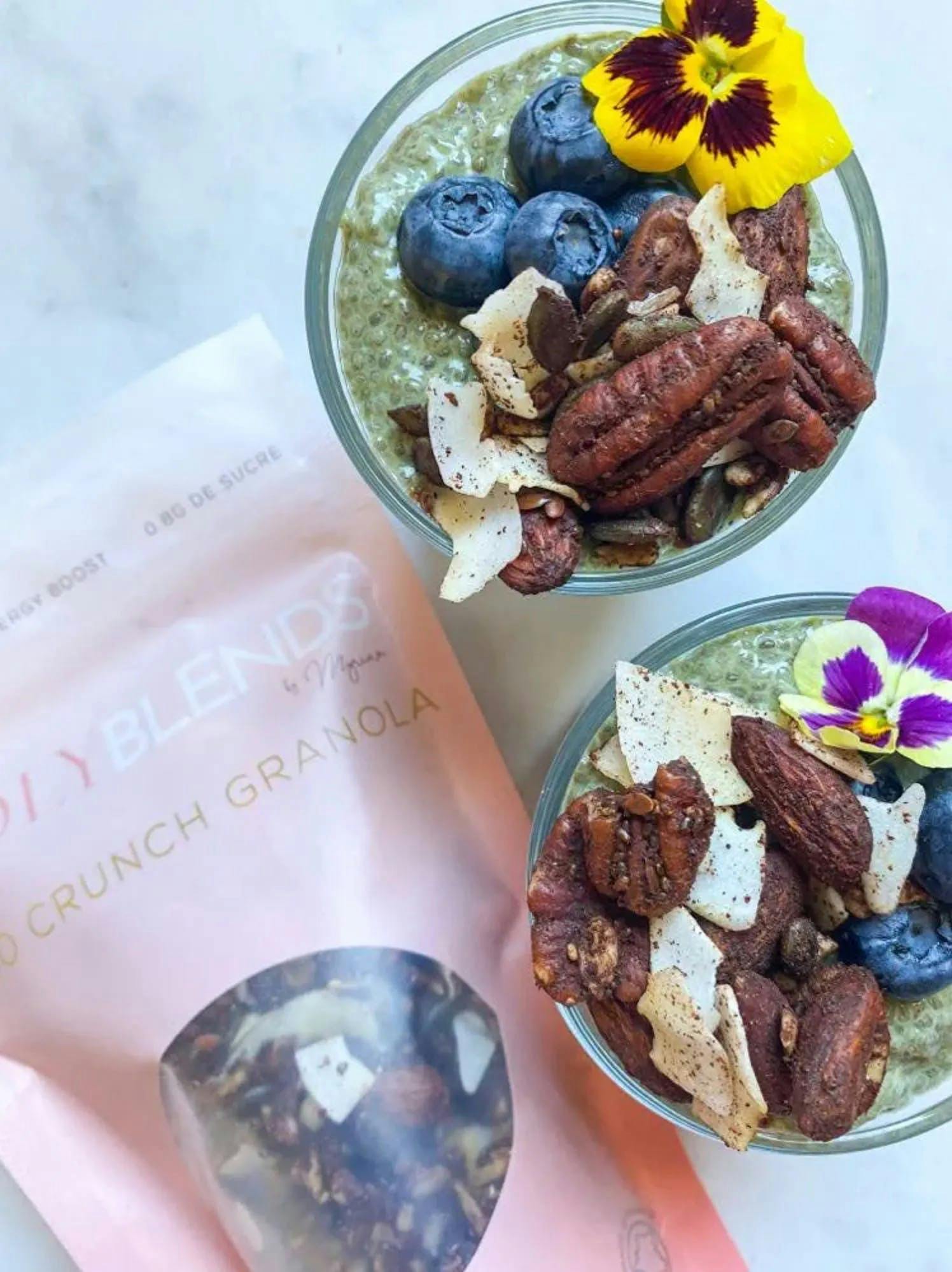 chia pudding with Moringa for a vitamin-packed start