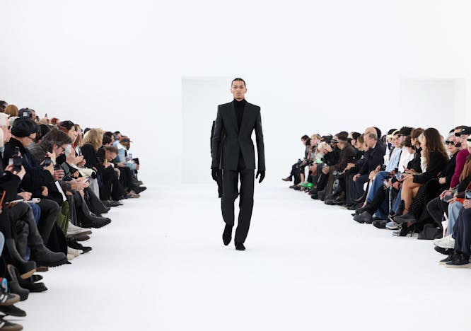 Paris Fashion Week Matthew M. Williams presents the fall winter 2023-24 men's fashion show Givenchy
