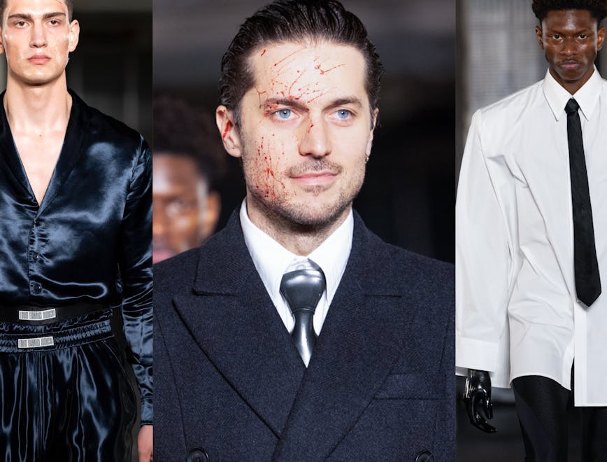 LGN's fall winter 2023-24 collection is magnetic. "American Psycho" takes to the catwalk.