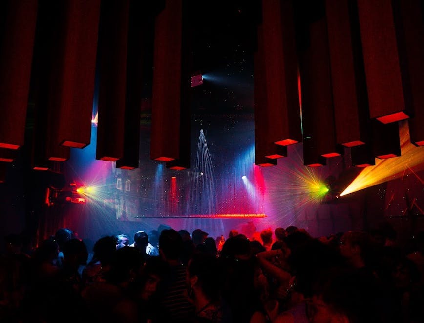urban lighting club concert crowd person night life night club