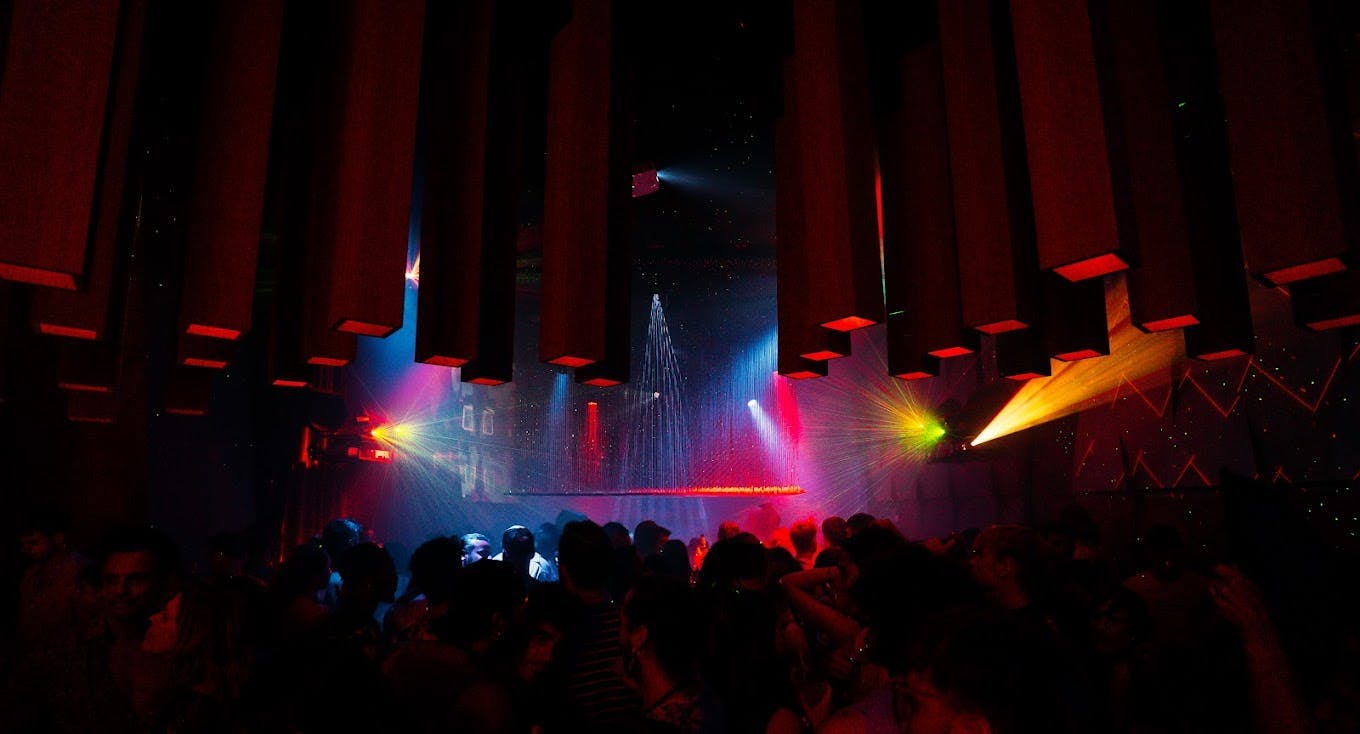 urban lighting club concert crowd person night life night club