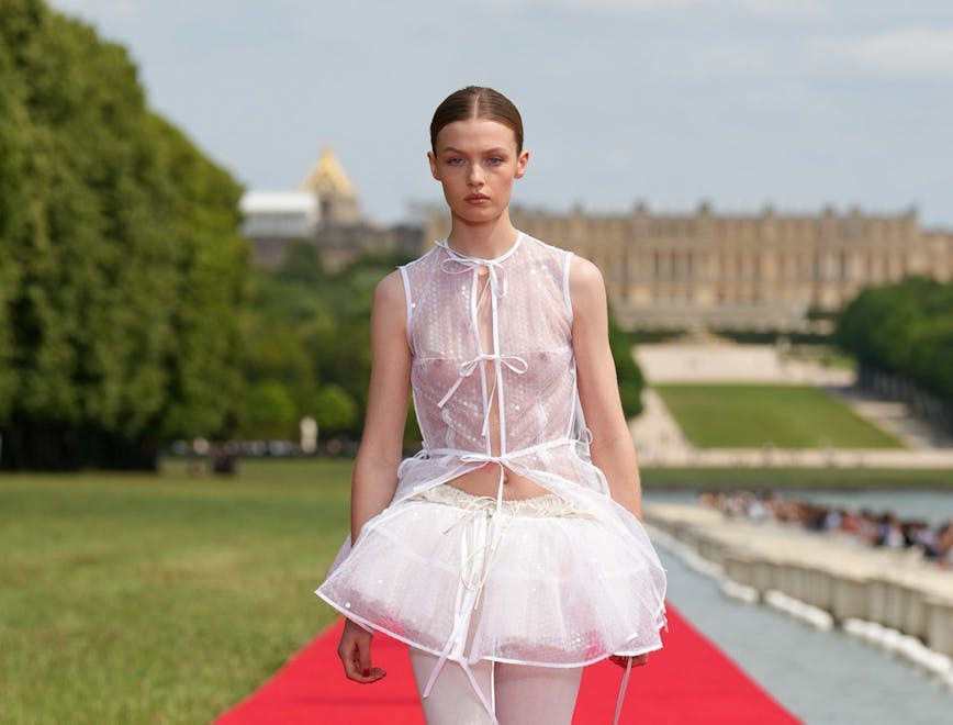 Jacquemus fashion show at the Palace of Versailles