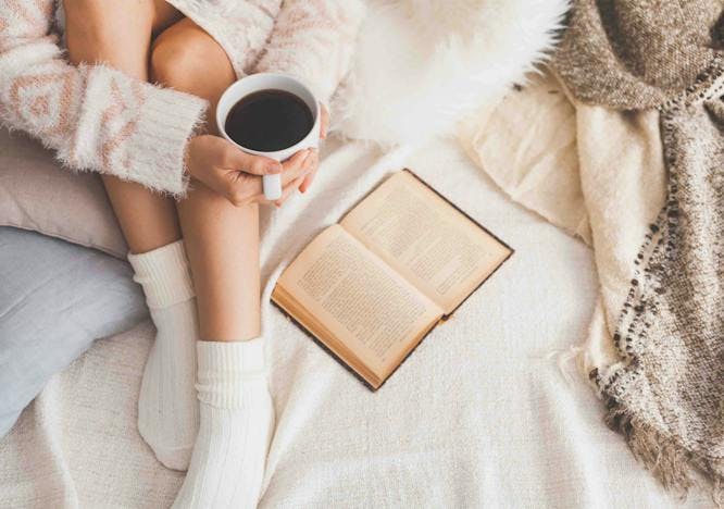 bed,wool,hands,beauty,cozy,woven,american,beautiful,view,white,legs,gentle,sweater,soft,vanilla,still,old,european,socks,girl,morning,warm,light,vintage,heated,breakfast,cup,woman,young,book,hipster,wear,winter,cold,cute,life,interior,top,indoors,teenager,rest,knitted,legwarmers,homely,bedroom,comfort,home,coffee,pillow,time,woolen book publication person reading clothing hosiery sock blanket coffee coffee cup