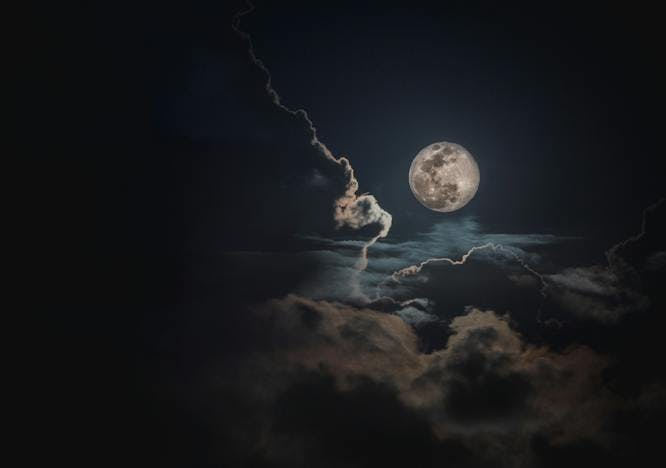 nature night outdoors astronomy moon full moon