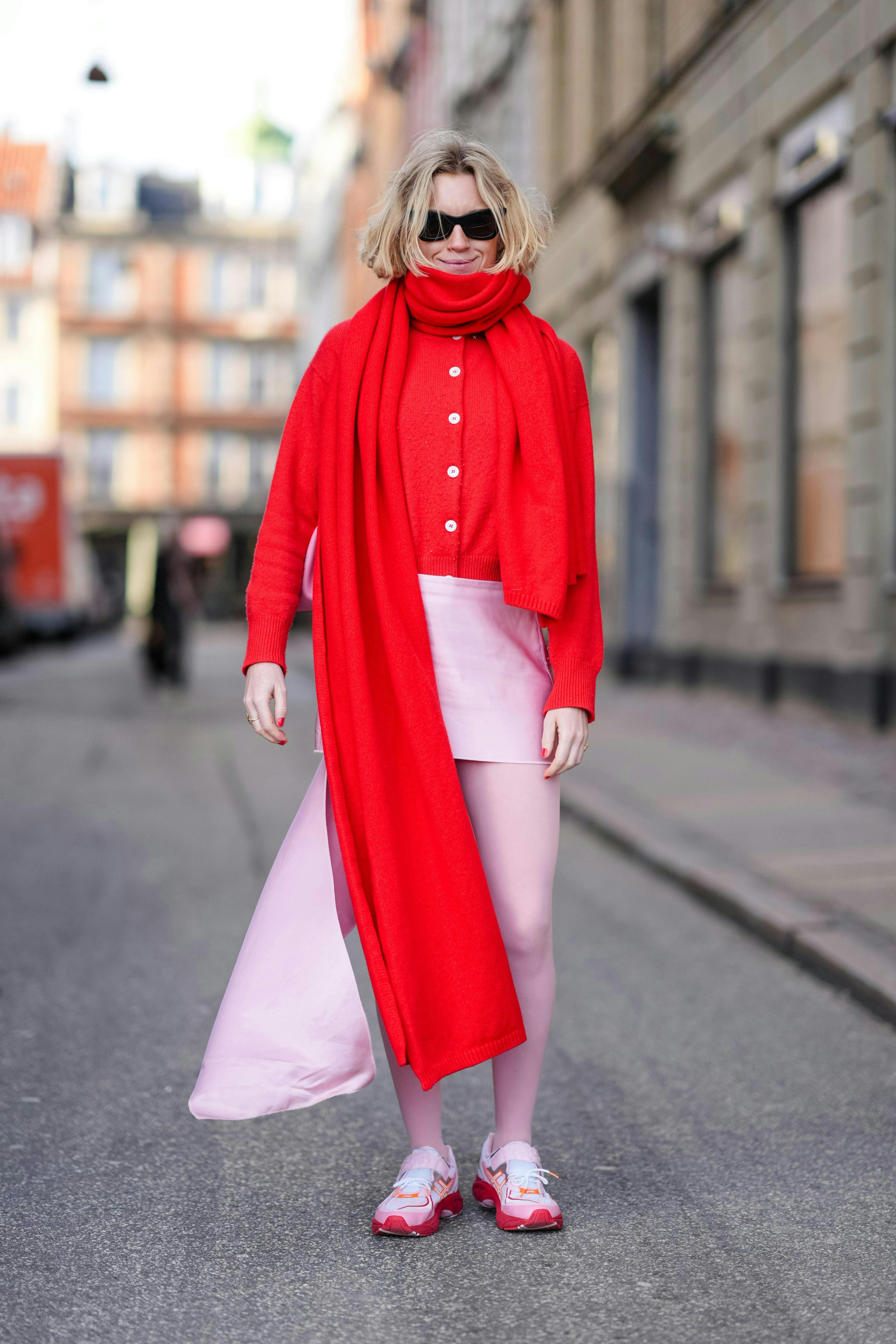 style cold cold weather woman copenhagen clothing coat fashion knitwear sweater dress overcoat footwear shoe