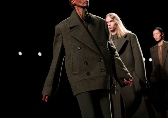 milan coat long sleeve overcoat jacket adult female person woman male man