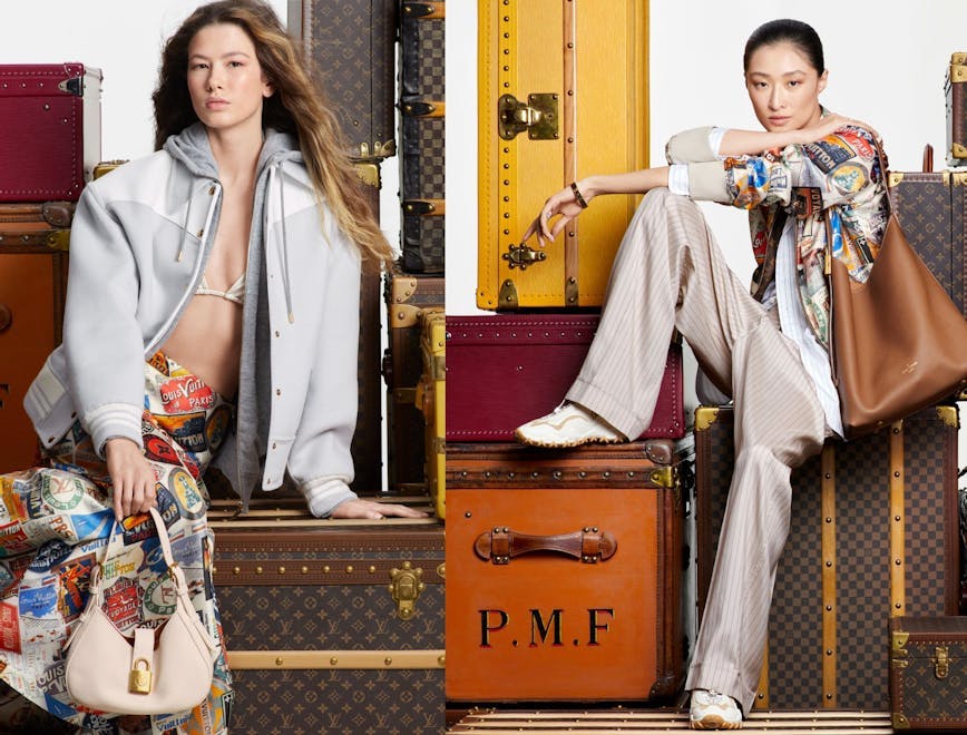 bag handbag purse baggage adult female person woman dress formal wear